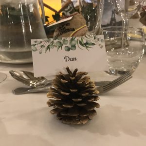 Fir Cone Place Names - Wedding Day Service