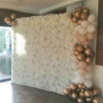 White flower wall